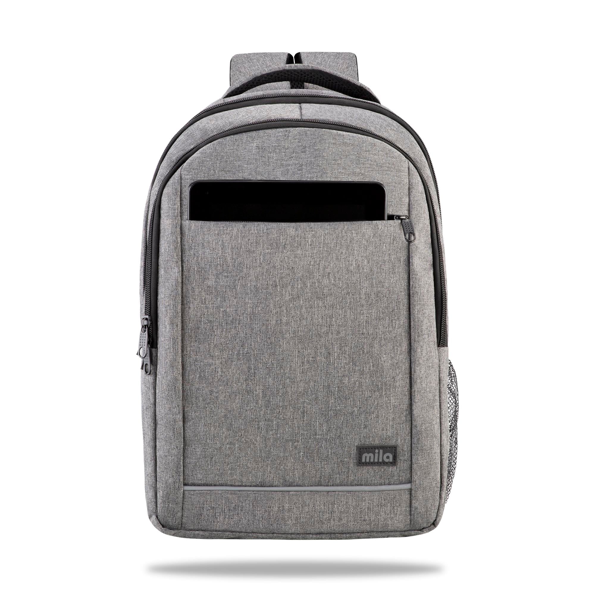 Classone 15.60 inch Mila Serisi Ki3-01-003 Network 4  Serisi -  Lenovo,Hp,Asus,Monster,Macbook,Mac Air Uyumlu Laptop Sırt Çantası - Gri