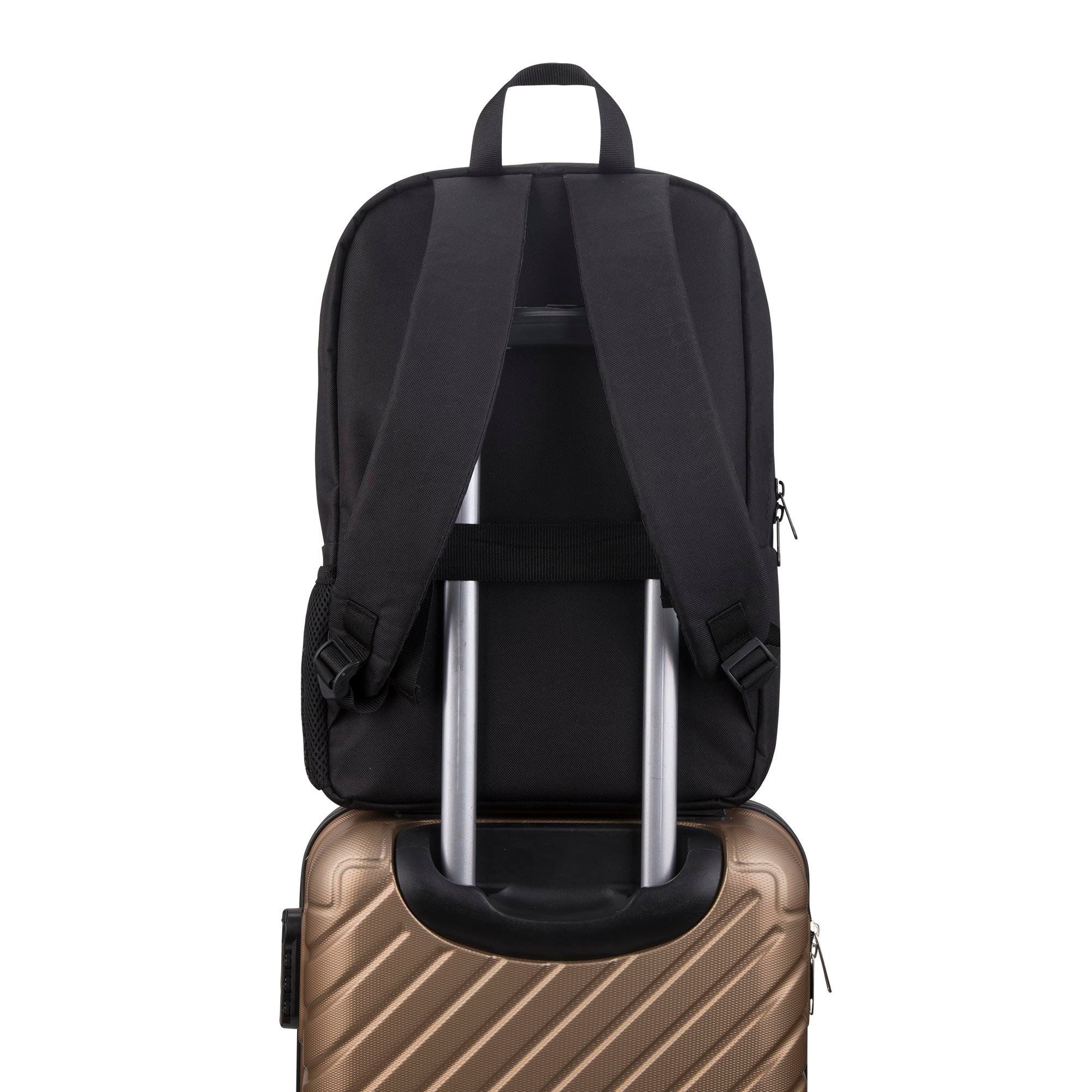 Classone 15,60 inch Uyumlu W300- Mila serisi  Macbook, Laptop , Notebook Sırt Çantası  - Siyah