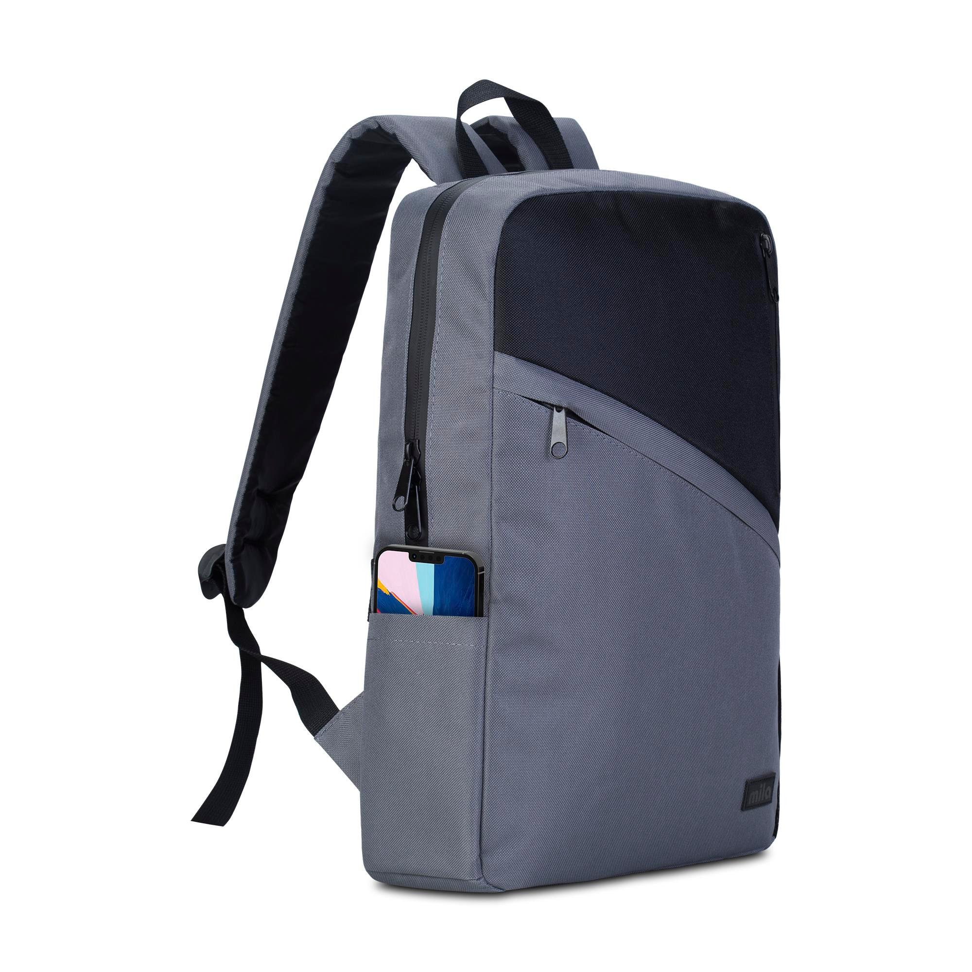 Classone 15,60 inch Uyumlu W300- Mila serisi  Macbook, Laptop , Notebook Sırt Çantası  - Gri