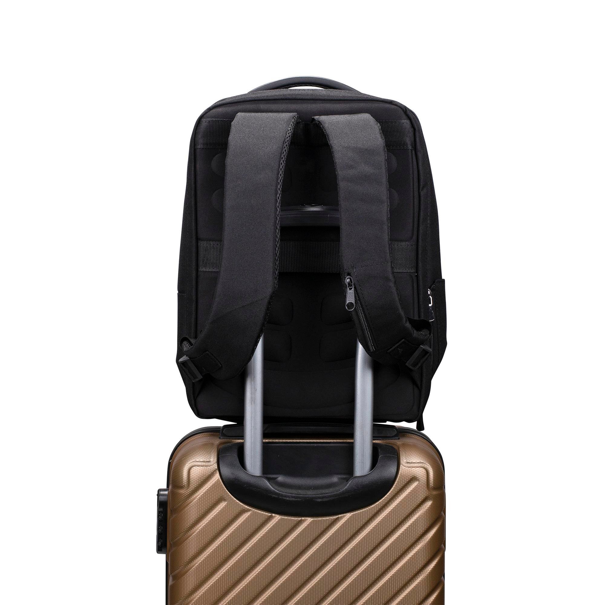 Classone BP-BS200 Business VIP B2 -Serisi 15.6 inch Uyumlu WTX Pro Su Geçirmez Kumaş Laptop Sırt Çantası -Siyah 