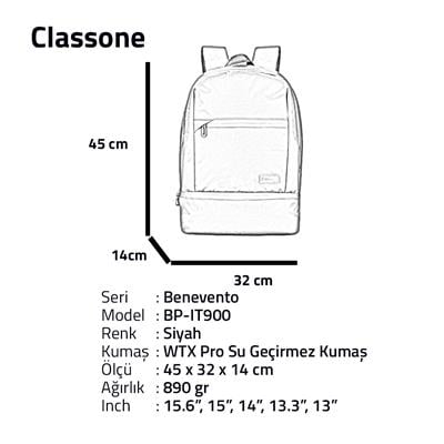 Classone BP-IT900 Benevento Serisi 15.6