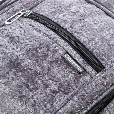 Classone BP-L206 Palermo Serisi WTXpro Su Geçirmez Kumaş 15,6 inch Sırt Çantası – Kareli Gri