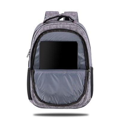 Classone BP-L206 Palermo Serisi WTXpro Su Geçirmez Kumaş 15,6 inch Sırt Çantası – Kareli Gri