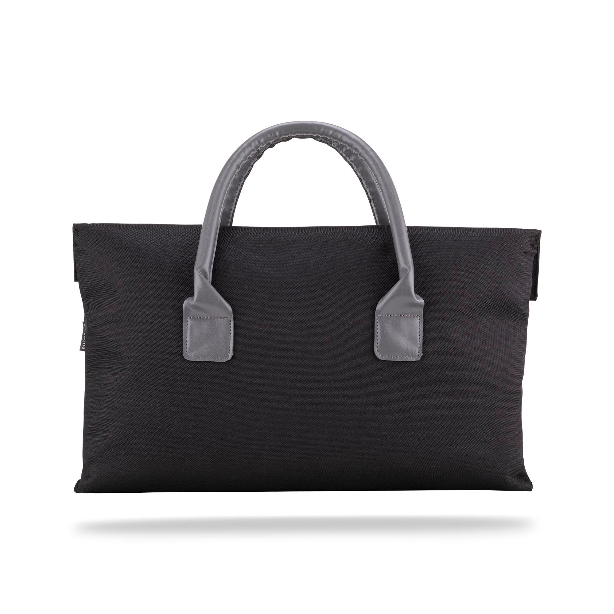 Classone BYN-EL000 WTXPro Su Geçirmez Kumaş 13-14 inch Bayan Laptop El Çantası- Tote Bag – Siyah