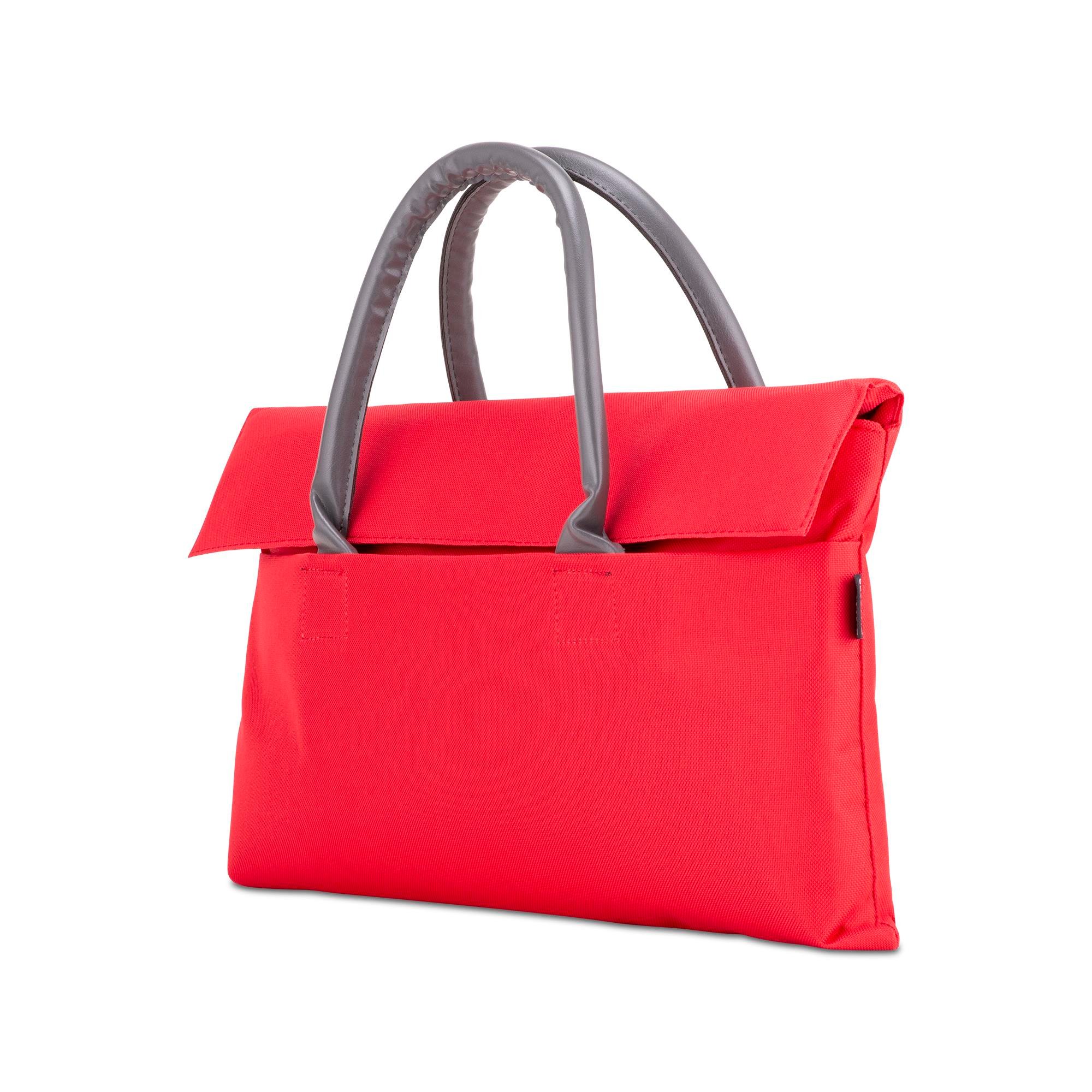 Classone BYN-EL002 WTXPro Su Geçirmez Kumaş 13-14 inch Bayan Laptop El Çantası- Tote Bag – Kırmızı