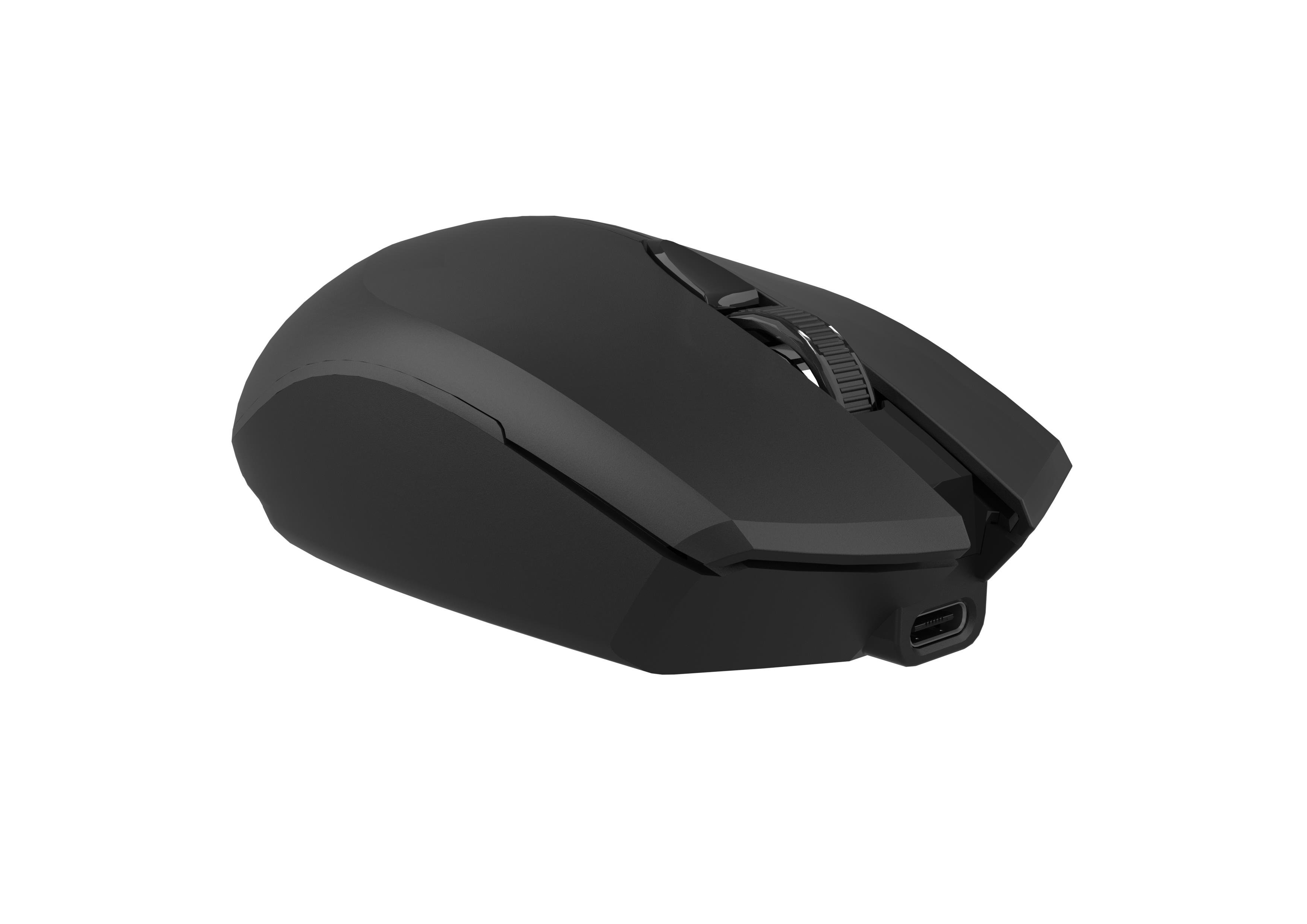 Classone CRGB100 2.4 Ghz Rgb Işıklı, Efektli, Rf Kablosuz, Bluetooth Mouse – Siyah