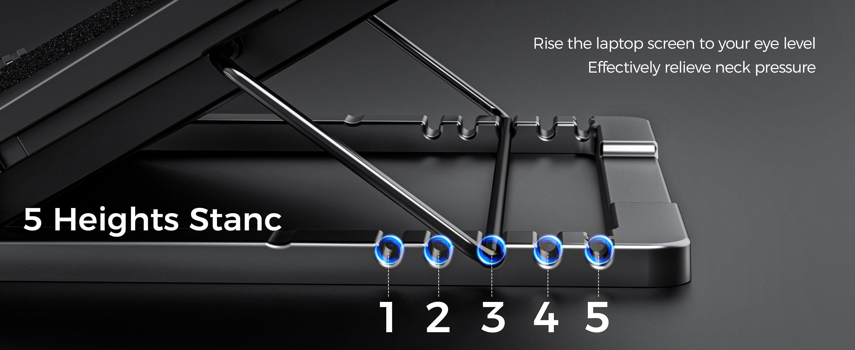 Classone Gt102 Gaming Laptop Soğutucu, 2200rpm , Rgb Işıklı , Led Display , Notebook Soğutucu Stand