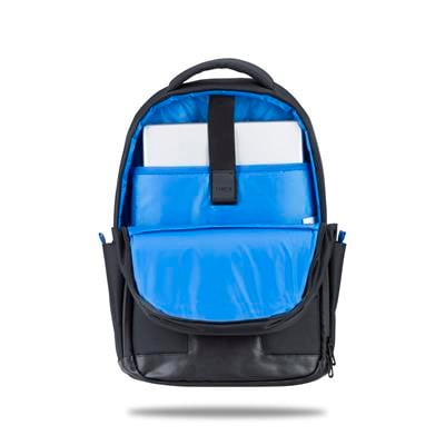 Classone La Spezia Serisi 15.6 inch WTXpro Su Geçirmeaz kumaş, Su Geçirmez Fermuar, Laptop Sırt Çantası –Siyah