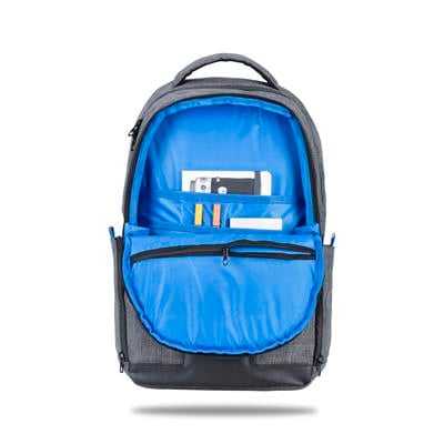 Classone La Spezia Serisi 15.6 inch WTXpro Su Geçirmeaz kumaş, Su Geçirmez Fermuar, Laptop Sırt Çantası –Gri