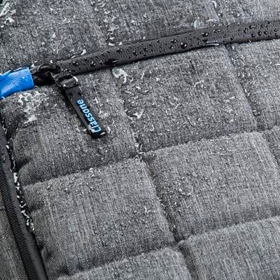 Classone La Spezia Serisi 15.6 inch WTXpro Su Geçirmeaz kumaş, Su Geçirmez Fermuar, Laptop Sırt Çantası –Gri