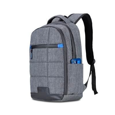 Classone La Spezia Serisi 15.6 inch WTXpro Su Geçirmeaz kumaş, Su Geçirmez Fermuar, Laptop Sırt Çantası –Gri