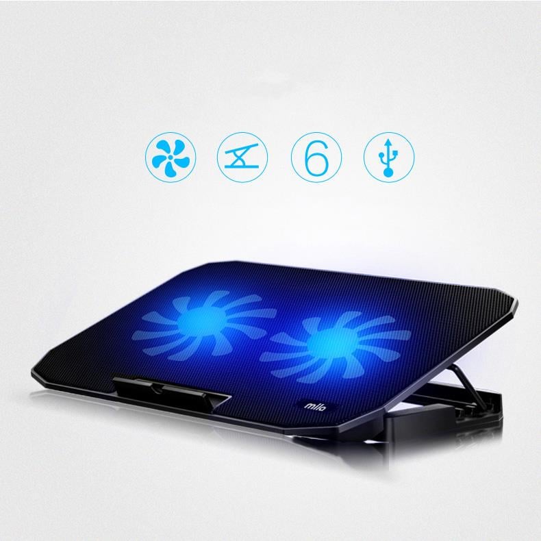 Classone Mila Serisi – M2 – 13-17 inch – Mavi Led,2 Fan,2 USB Gaming Notebook Soğutucu Standı