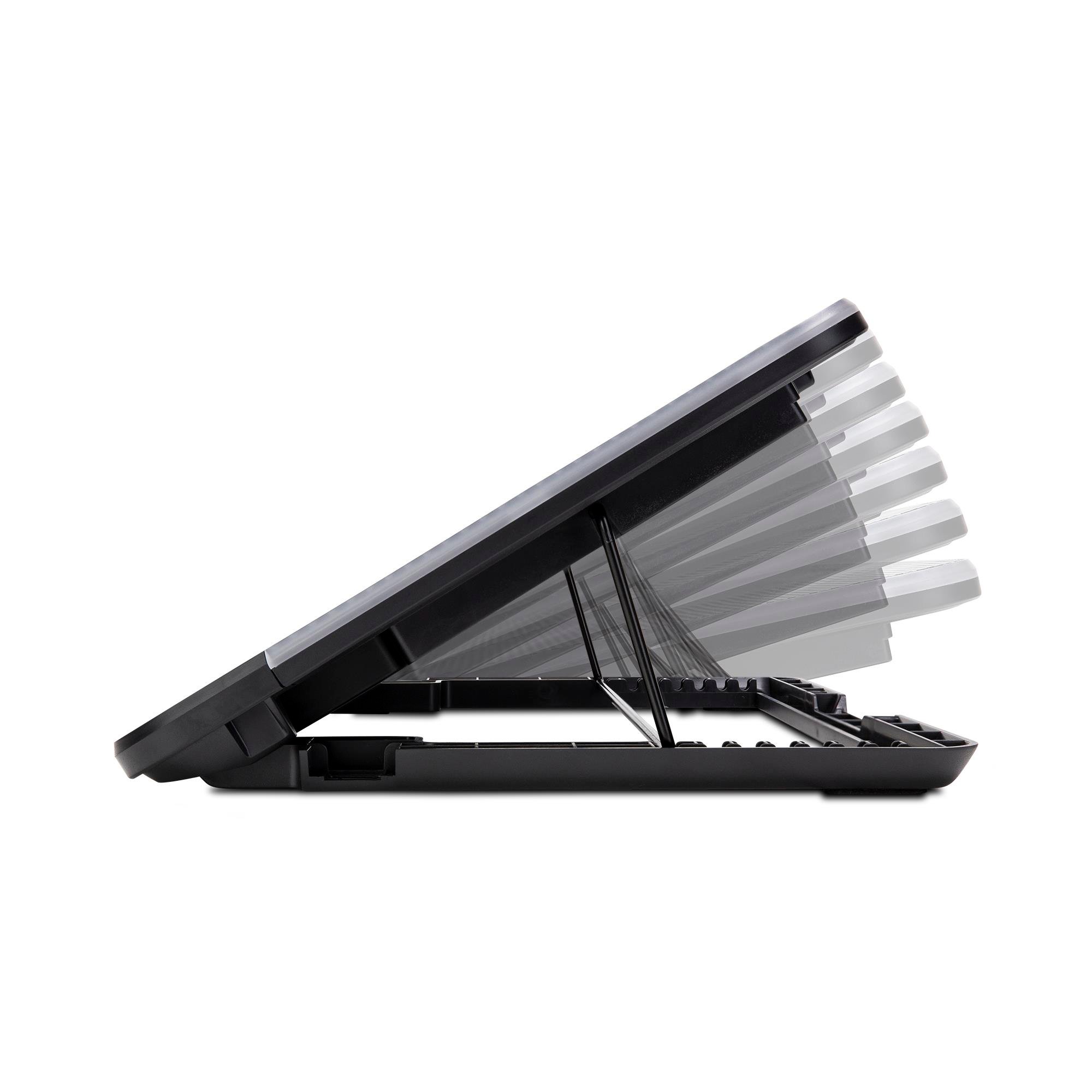 Classone Mila Serisi M2 R-TYPE 13-17 inch RGB Işıklı, 2 Büyük Fan, Telefon Standı,2 USB Notebook Soğutucu Stand