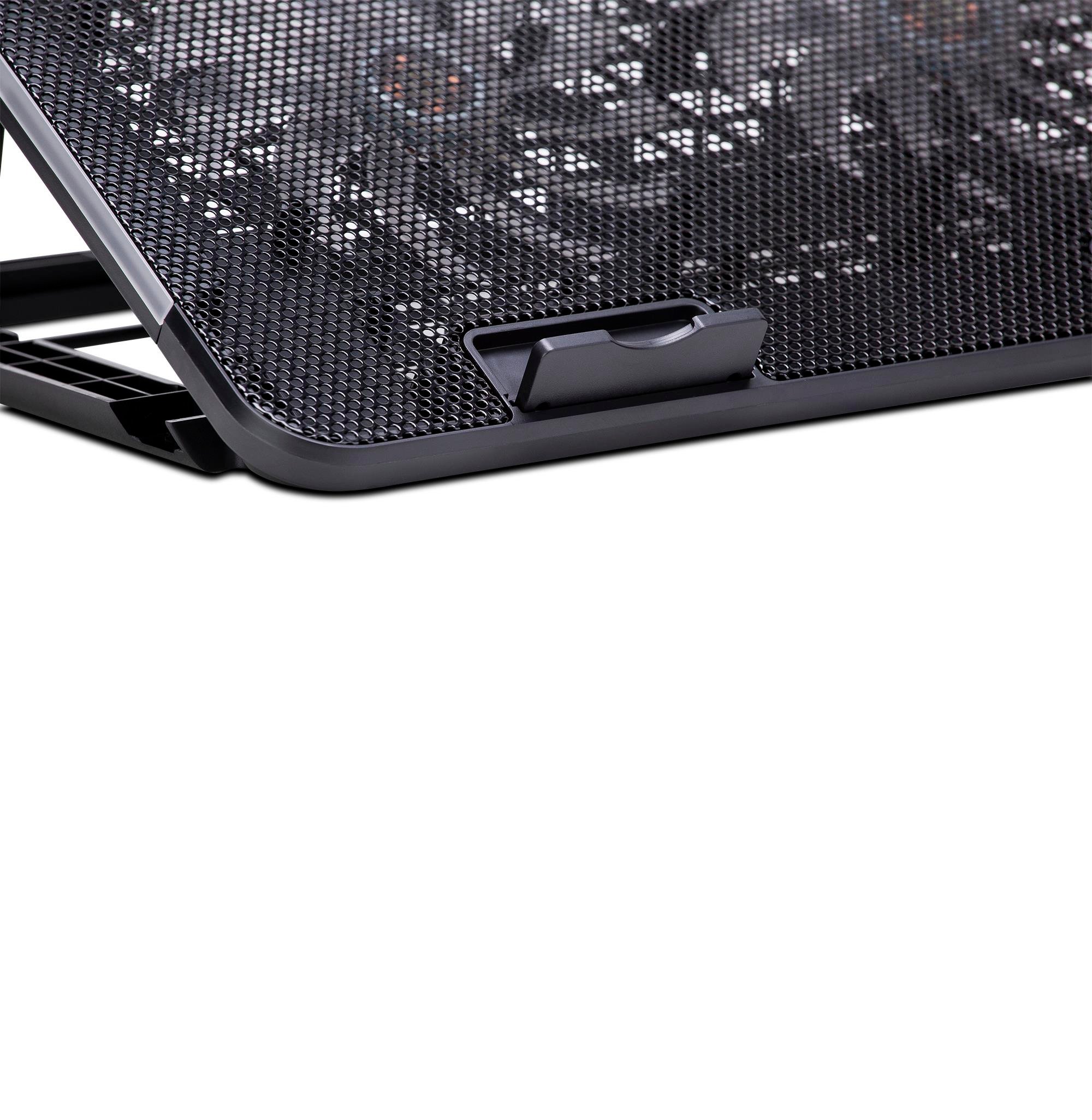 Classone Mila Serisi M2 R-TYPE 13-17 inch RGB Işıklı, 2 Büyük Fan, Telefon Standı,2 USB Notebook Soğutucu Stand