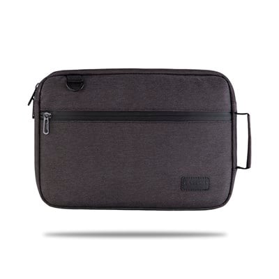 Classone Monza VIP Serisi,13-14 inch Uyumlu WSM147 WTXpro Su Geçirmez Kumaş, Su Geçirmez Fermuar Macbook,Macbook Air Laptop , Notebook Çantası- Koyu Gri