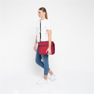 Classone Monza VIP Serisi,13-14 inch Uyumlu WSM145 WTXpro Su Geçirmez Kumaş, Su Geçirmez Fermuar Macbook,Macbook Air Laptop , Notebook Çantası- Bordo