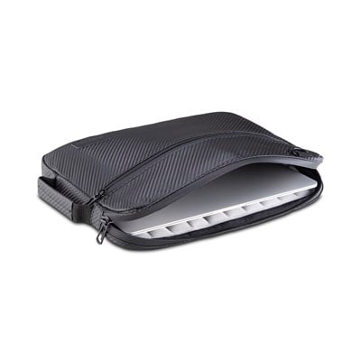 Classone Monza VIP Serisi,13-14 inch Uyumlu WSM149 WTXpro Su Geçirmez Kumaş, Su Geçirmez Fermuar Macbook,Macbook Air Laptop , Notebook Çantası- Suni Deri Siyah