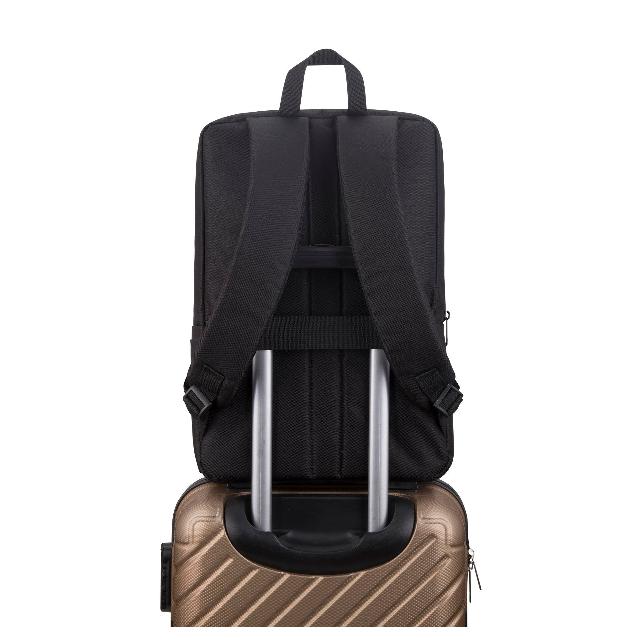 Classone PR-EK100 15,6 inch Uyumlu Mila serisi Macbook, Laptop , Notebook Sırt Çantası – Siyah