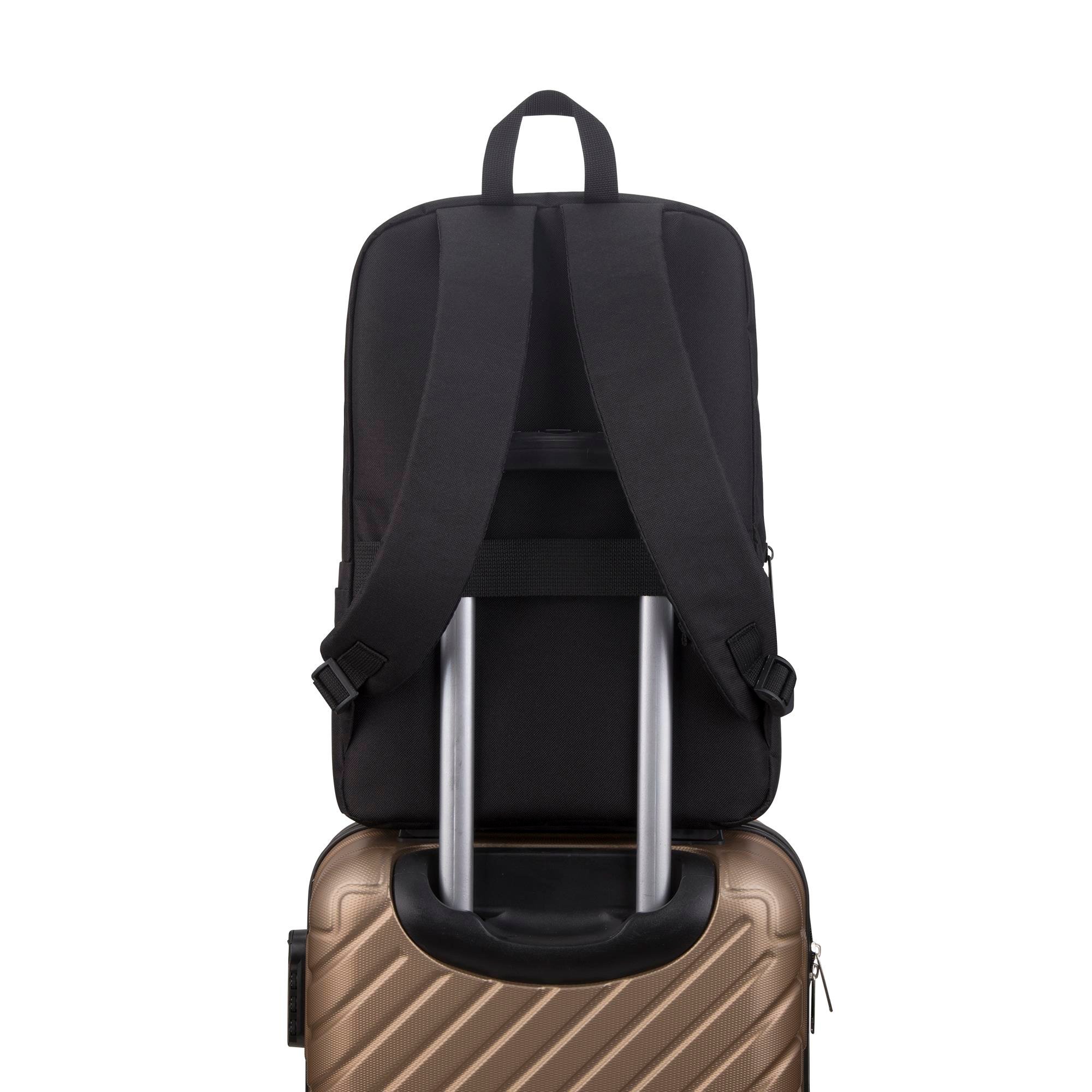 Classone PR-EK200 15,6 inch Uyumlu Mila serisi Macbook, Laptop , Notebook Sırt Çantası – Siyah