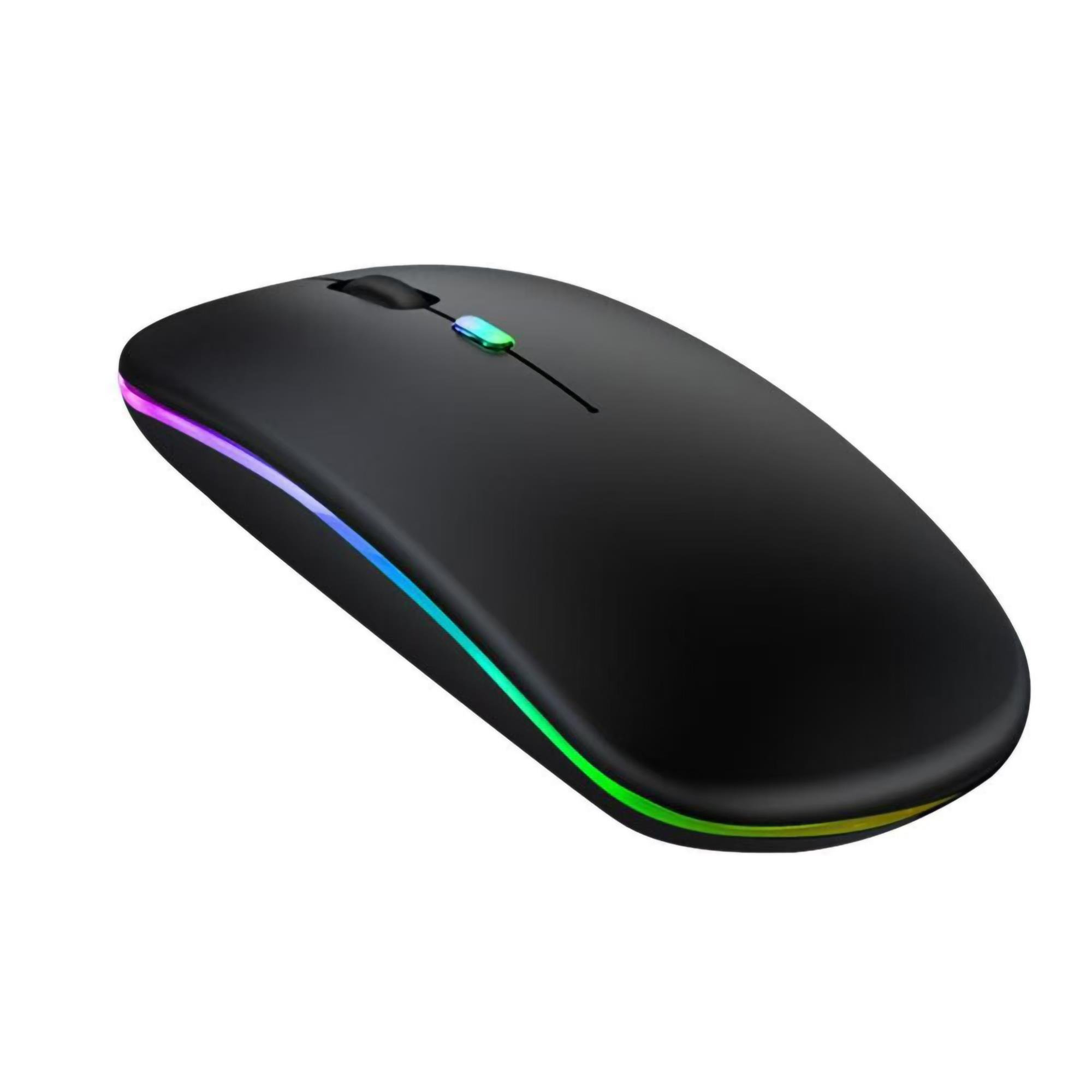Classone RGB-100F RGB Işıklı, Efektli, Silent-Sessiz,RF Kablosuz, Bluetooth Mouse – Siyah