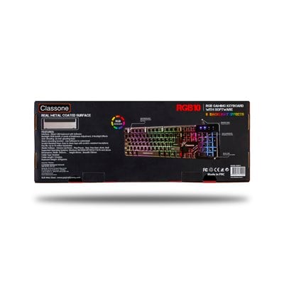 CLASSONE RGB10 RGB SERISI GAMING KLAVYE