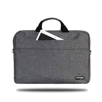 Classone TL2564 Toploading Serisi  Notebook Çantası - Gri