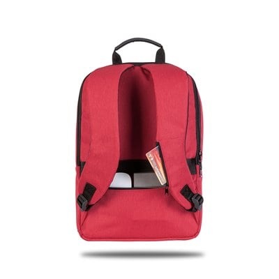 Classone TW1502 Twin Color 15.6 Sırt Notebook Çantası-Kırmızı