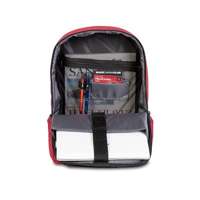 Classone TW1502 Twin Color 15.6 Sırt Notebook Çantası-Kırmızı