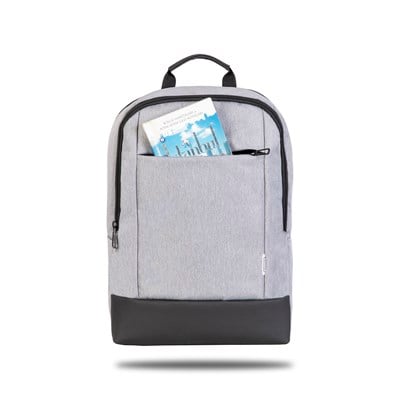Classone TW1503 Twin Color 15.6 Sırt Notebook Sırt Çantası-Açık Gri