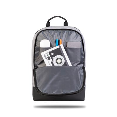 Classone TW1503 Twin Color 15.6 Sırt Notebook Çantası-Açık Gri