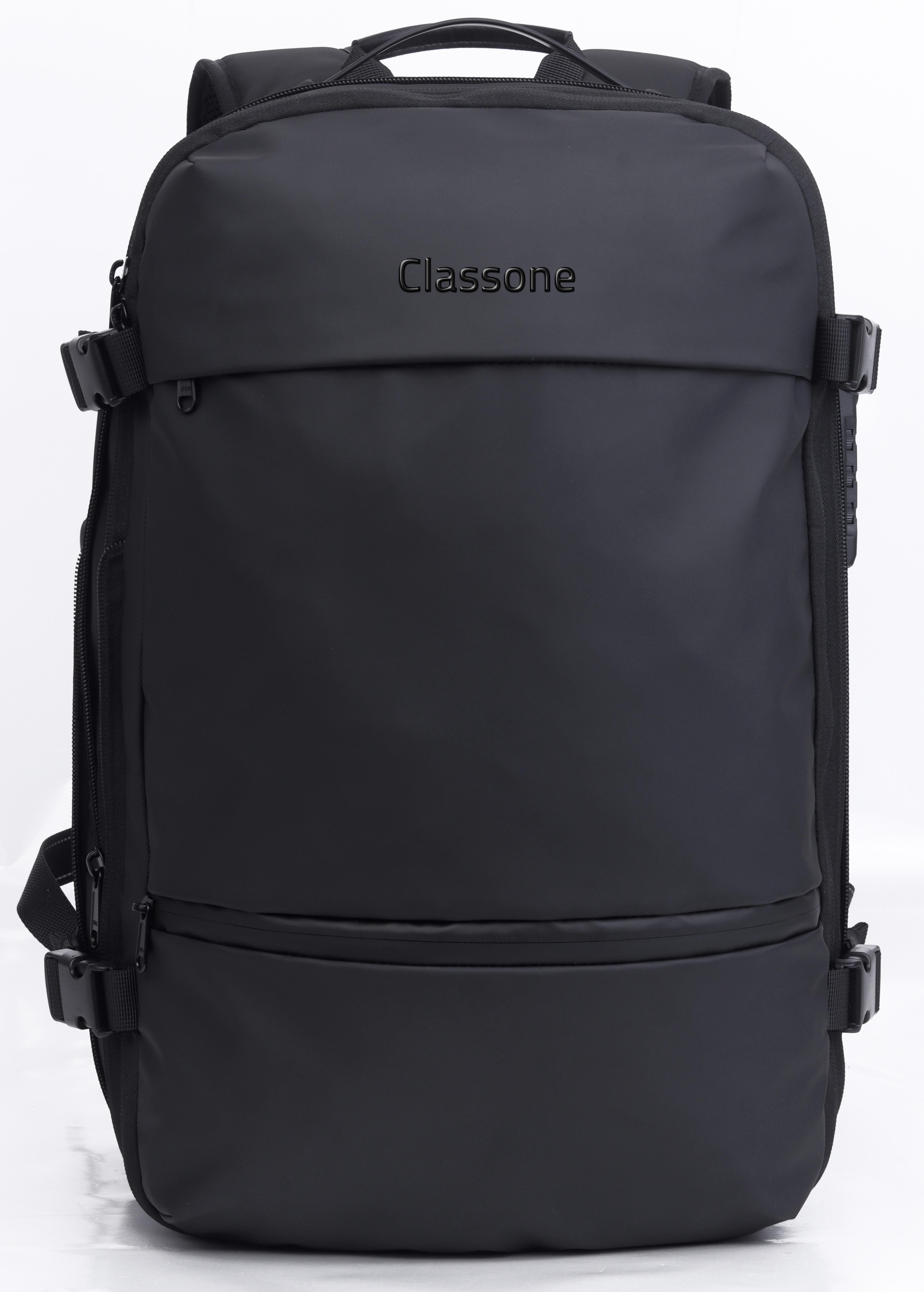 Classone VC173-00B VIP Vacum Travel Serisi 17,3, 15.6, 14 inch Uyumlu Laptop Sırt Çantası – Siyah