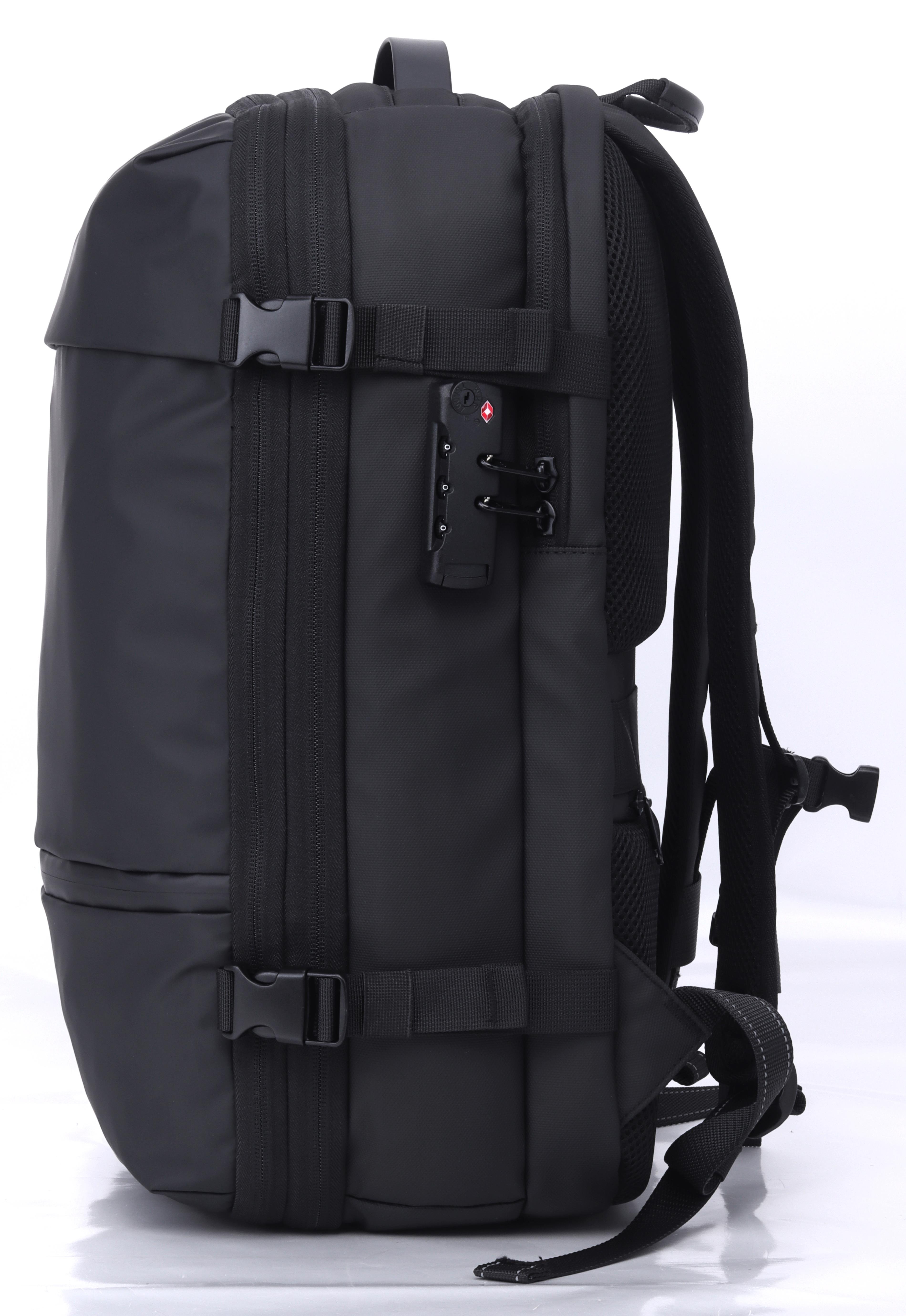 Classone VC173-00B VIP Vacum Travel Serisi 17,3, 15.6, 14 inch Uyumlu Laptop Sırt Çantası – Siyah