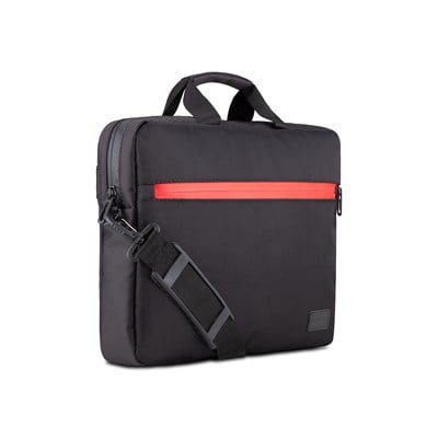 Classone W-TX10 Serisi WTXpro Su Geçirmez Kumaş, Su Geçirmez Fermuar W-TX10FK 15.6 inch Uyumlu Macbook, Notebook, Laptop, Tablet Taşıma Çantası-Siyah/Kırmızı