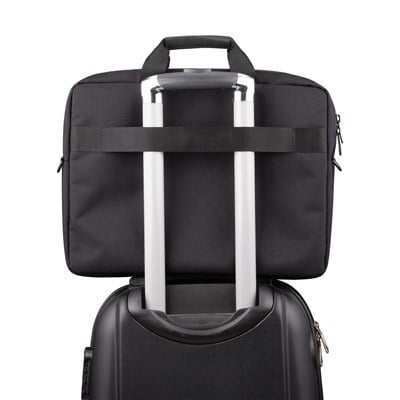 Classone W-TX10M Serisi WTXpro Su Geçirmez Kumaş, Su Geçirmez Fermuar W-TX10M 15.6 inch Uyumlu Macbook, Notebook, Laptop, Tablet Taşıma Çantası-Siyah/Mavi