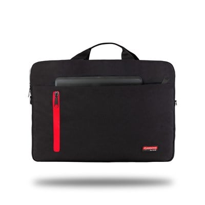 Classone W-TX40 Workout Serisi WTXpro Su Geçirmez Kumaş 15.6 inch Uyumlu Macbook, Tablet Taşıma Çantası-Siyah