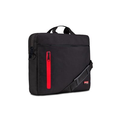 Classone W-TX40 Workout Serisi WTXpro Su Geçirmez Kumaş 15.6 inch Uyumlu Macbook, Tablet Taşıma Çantası-Siyah