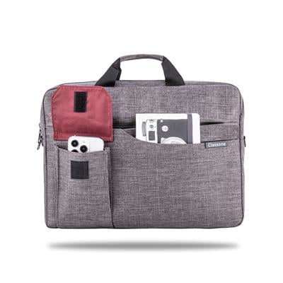 Classone WorkOut Serisi TL7004 WTXpro Su Geçirmez Kumaş 15.6 inch Laptop , Notebook Çantası -Gri