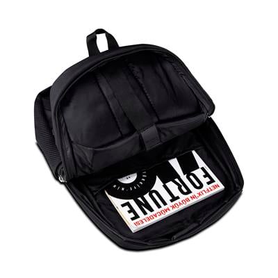 Classone WTX-160 Roma Pro Serisi WTXpro Su Geçirmez Kumaş, Su Geçirmez Fermuar 15.6 inch uyumlu Macbook, Laptop, Notebook Sırt Çantası –Siyah