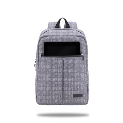 Classone WTX506G Pro 15.6 inch uyumlu WTXpro Su Geçirmez Kumaş, Su Geçirmez Fermuar, Macbook , Laptop , Notebook Sırt Çantası –Gri