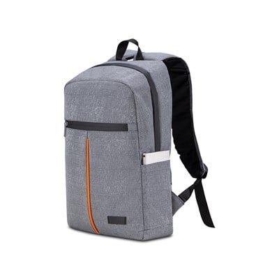 Classone WTX506GT Pro 15.6 inch uyumlu WTXpro Su Geçirmez Kumaş, Su Geçirmez Fermuar, Macbook , Laptop , Notebook Sırt Çantası -Gri/Turuncu