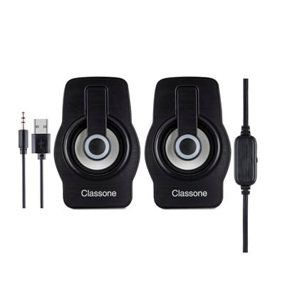 Classone X1 Black RGB Gaming Hoparlör - Siyah