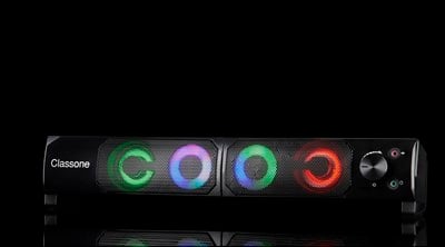 Classone X3 RGB Gaming Sound Bar Hoparlör