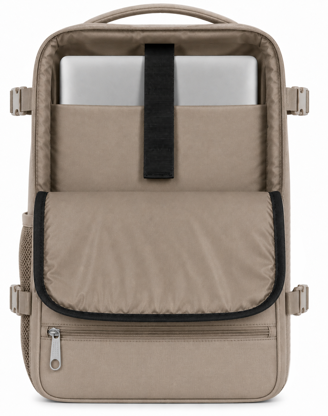 Classone XYZ Serisi TR-100C Kabin Boy ,Uçak İçi , Ergonomik, Laptop ve Tablet Bölmeli, Seyahat, Valiz, 15 -18 inch Uyumlu Notebook, Laptop Sırt Çantası – Camel