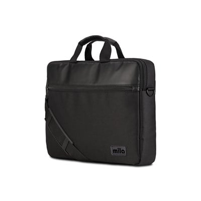 Mila ML-T400, Empoli Serisi WTXpro Su Geçirmez Kumaş-15.6 inch uyumlu Macbook, Macbook air, Laptop, Notebook Taşıma Çantası –Siyah