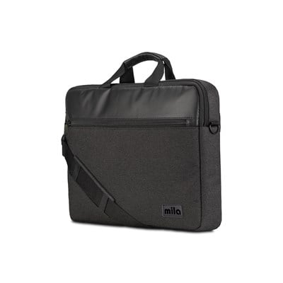Mila ML-T404, Empoli Serisi WTXpro Su Geçirmez Kumaş 15.6 inch uyumlu Macbook, Macbook air, Laptop, Notebook Taşıma Çantası –Koyu Gri