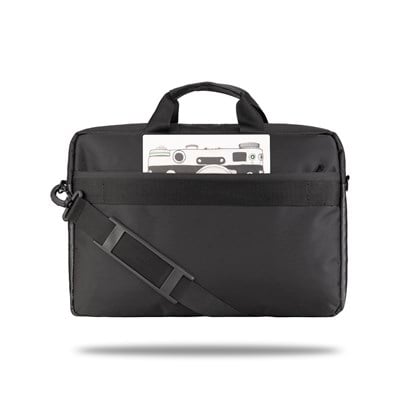Mila ML-T500, Viena Serisi WTXpro Su Geçirmez Kumaş, Su Geçirmez Kumaş 15.6 inch uyumlu Macbook, Macbook air,Laptop, Notebook Taşıma Çantası –Siyah