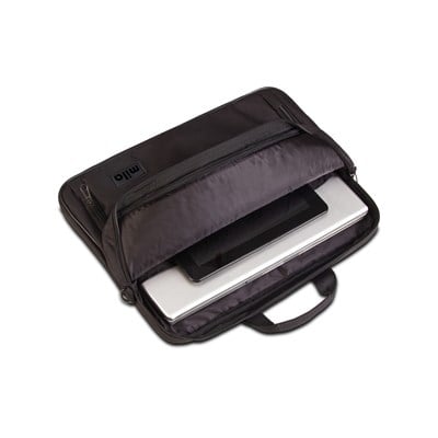 Mila T300 Business serisi 15.6 inch uyumlu WTXpro Su Geçirmez Kumaş Macbook , Laptop , Notebook Taşıma Çantası -Siyah