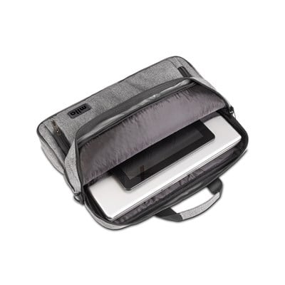 Mila T304 Business serisi 15.6 inch uyumlu WTXpro Su Geçirmez Kumaş Macbook , Laptop , Notebook Taşıma Çantası –Gri