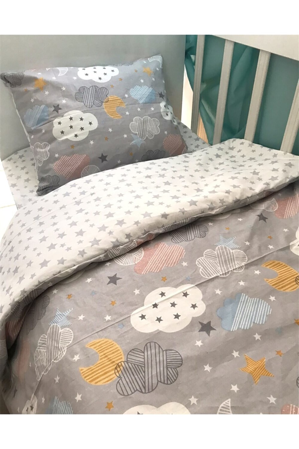 Bebek Özel Tek Kişilik Nevresim Takımı Pamuklu Çocuk Genç Tek Kişilik Nevresim Takımı