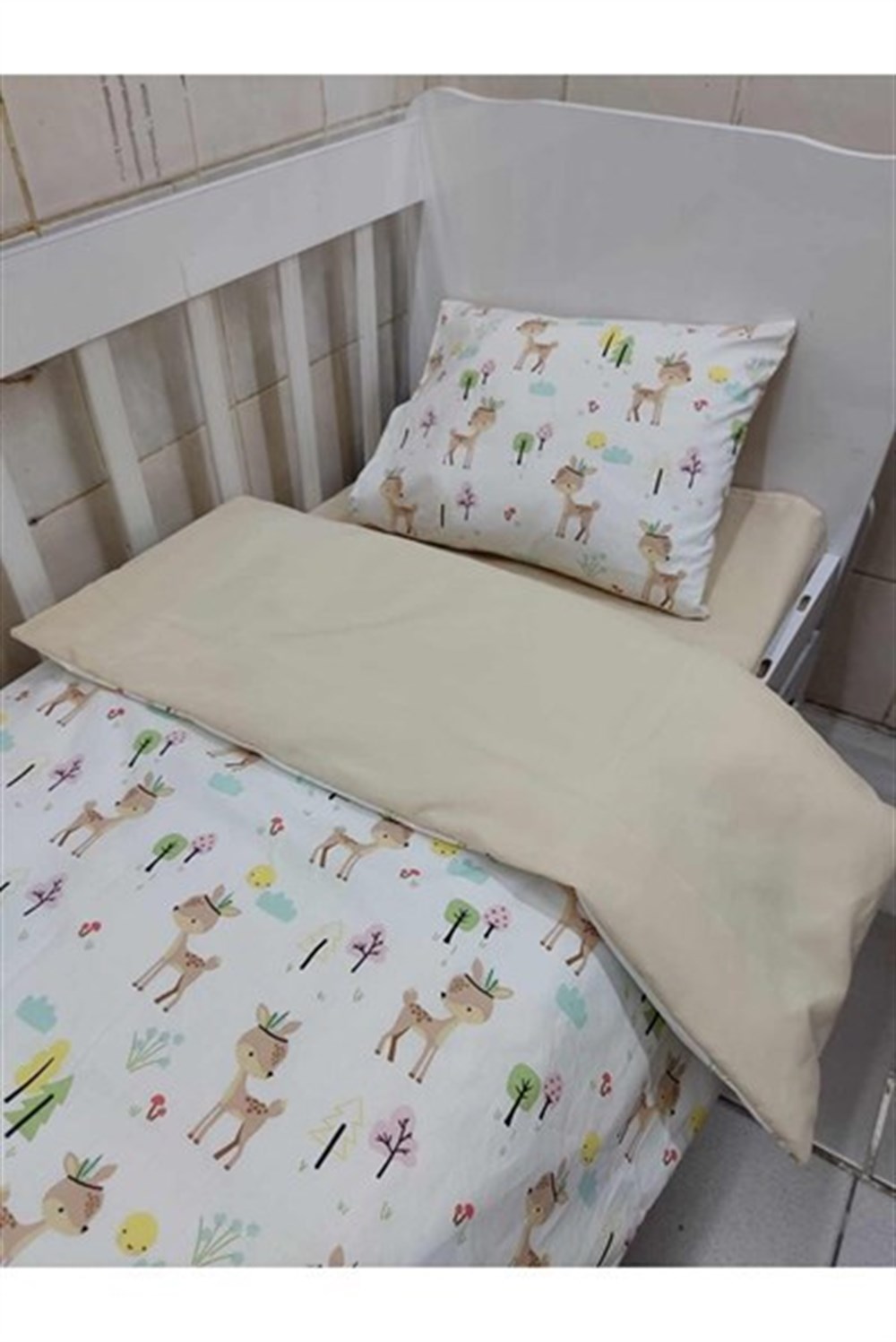 Bebek Özel Tek Kişilik Nevresim Takımı Pamuklu Çocuk Genç Tek Kişilik Nevresim Takımı